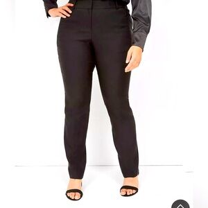 Lane Bryant Black Straight Leg Stretchy Pants